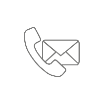 Icon eines Telefonhörers und eines Briefs