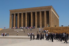 Blick auf das Atatürk-Mausoleum in Ankara.