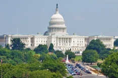 Luftbild des Capitols in Washington, D.C.