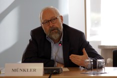 Professor Herfried Münkler bei seinem Vortrag an der Bundesakademie