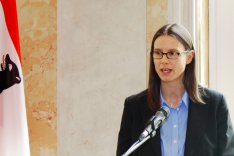 Staatssekretärin Dr. Katrin Suder hält Festansprache für die Verabschiedung des Kernseminars 2016 an der Bundesakademie für Sicherheitspolitik
