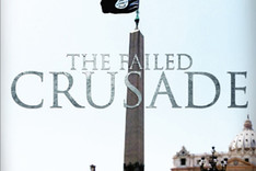 Titelseite der Propagandazeitschrift "Dabiq" des Islamischen Staats vom Oktober 2014 mit der Darstellung einer schwarzen Flagge, die über dem Petersplatz in Rom weht