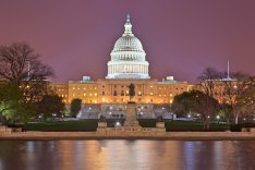 Blick auf das Kapitol in Washington D.C.