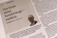 BAKS / Beu Foto eines Beitrages in einer Zeitschrift