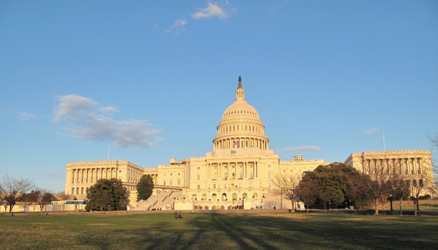 Ansicht des Kapitols in Washington D.C.