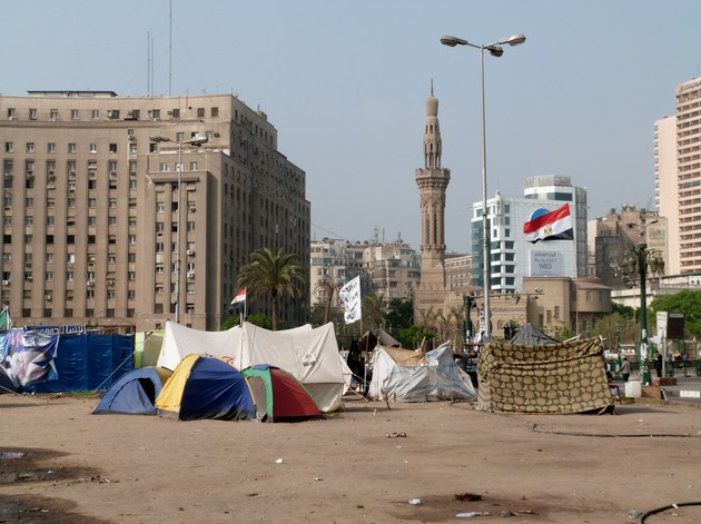 Der Tahrir-Platz stand 2011 im Mittelpunkt der ägyptischen Revolte. 