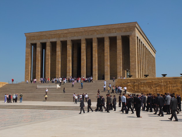 Blick auf das Atatürk-Mausoleum in Ankara.