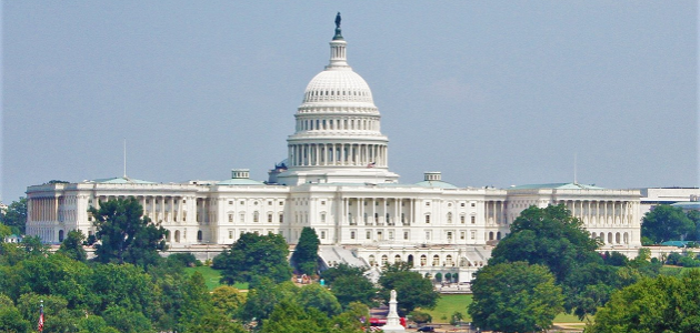 Luftbild des Capitols in Washington, D.C.