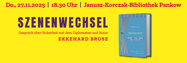 Plakat der Veranstaltung Seitenwende mit Ekkehard Brose am 27.11.2025