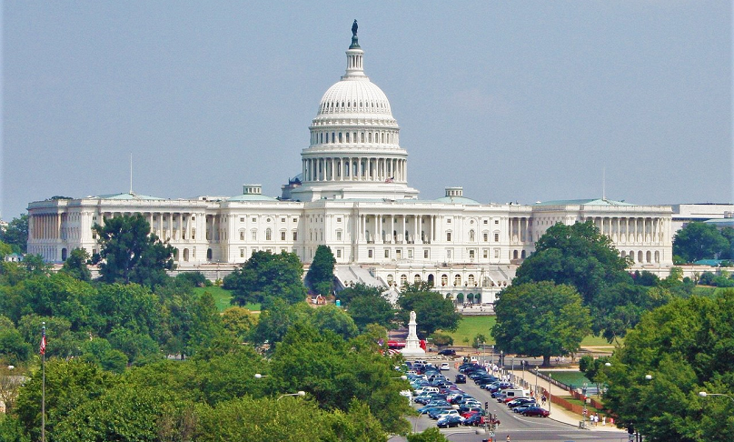 Luftbild des Capitols in Washington, D.C.
